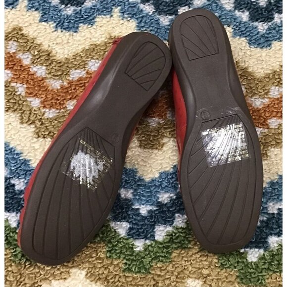 Woman’s Red Loafers Size 9 - Picture 4 of 4